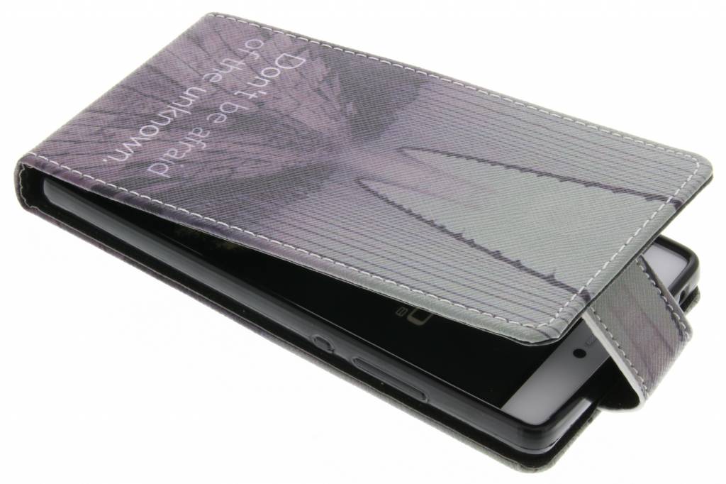 Image of Brug design TPU flipcase voor de Huawei P8