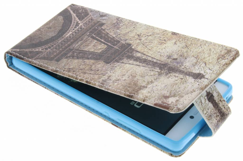 Image of Eiffeltoren design TPU flipcase voor de Huawei P8