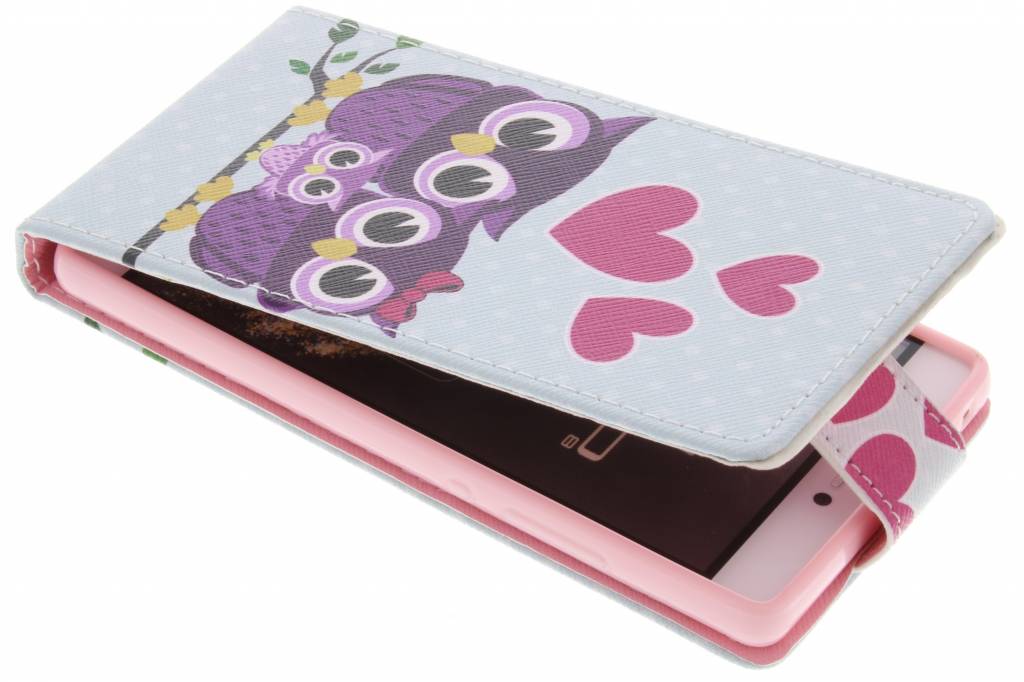 Image of Uiltjes design TPU flipcase voor de Huawei P8