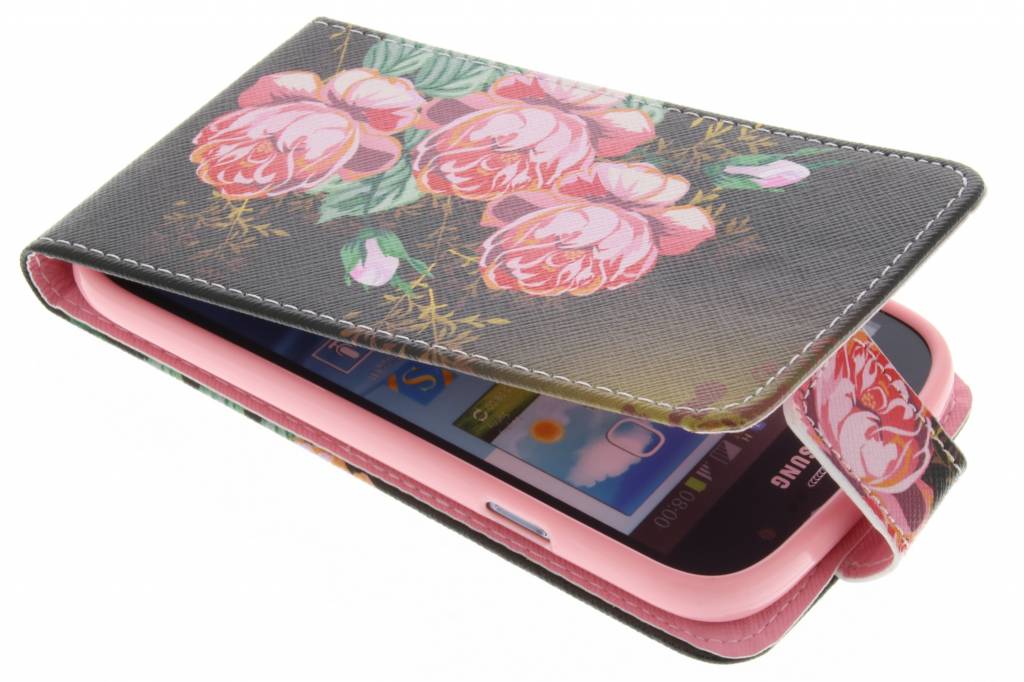 Image of Bloemen design TPU flipcase voor de Samsung Galaxy Grand (Neo)