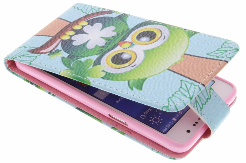 Image of Uil design TPU flipcase voor de Samsung Galaxy Grand Prime