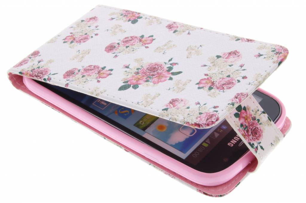 Image of Roosjes design TPU flipcase voor de Samsung Galaxy Grand (Neo)