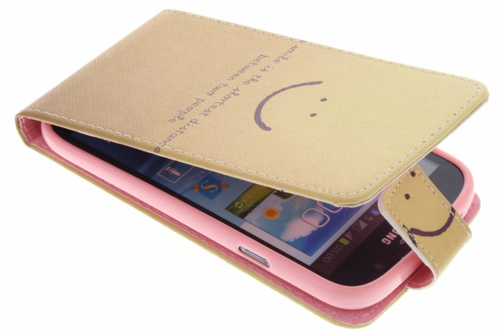 Image of Smiley design TPU flipcase voor de Samsung Galaxy Grand (Neo)