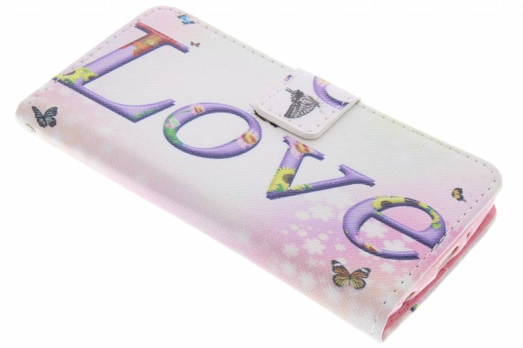 Image of Love design TPU booktype hoes voor de LG G3 S