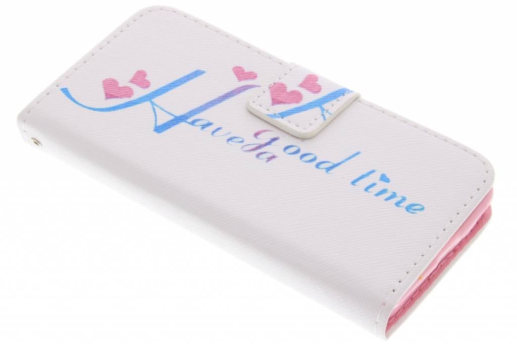 Image of Have a good time design TPU booktype hoes voor de Nokia Lumia 630 / 635