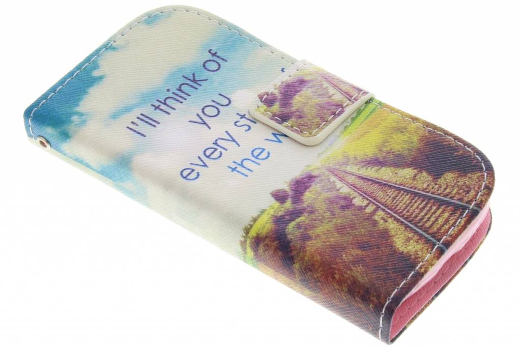 Image of Think of you design TPU booktype hoes voor de Samsung Galaxy Trend Lite