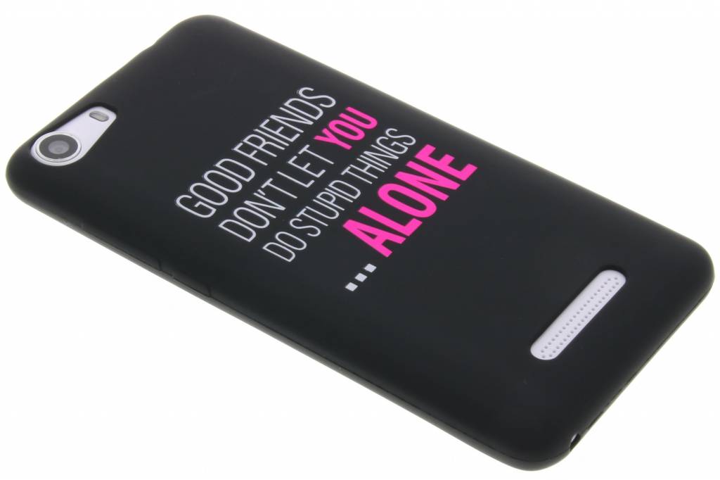 Image of Good friends glow in the dark TPU case voor de Wiko Lenny 2