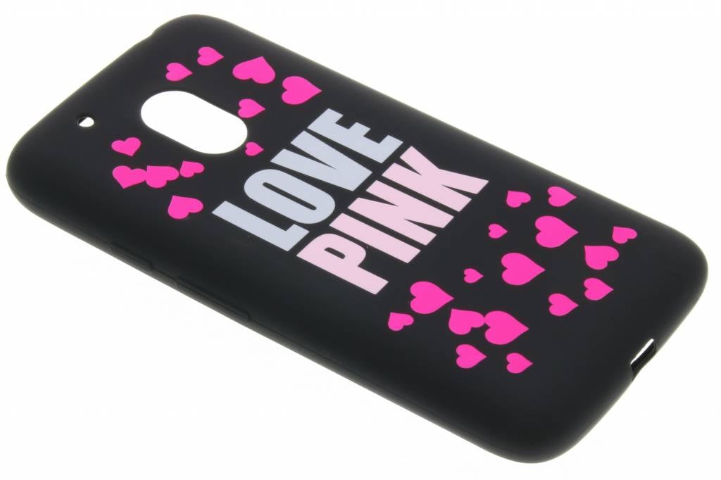 Image of I love pink glow in the dark TPU case Motorola Moto G4 (Plus)