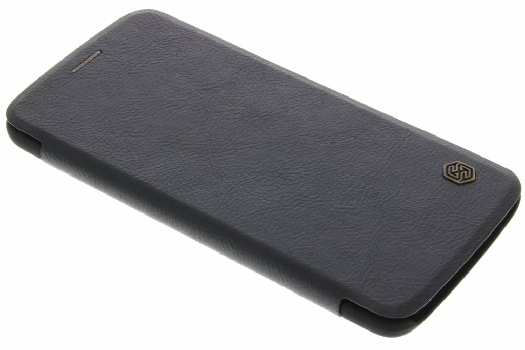Image of Qin Leather slim booktype voor de Motorola Moto Z - Zwart