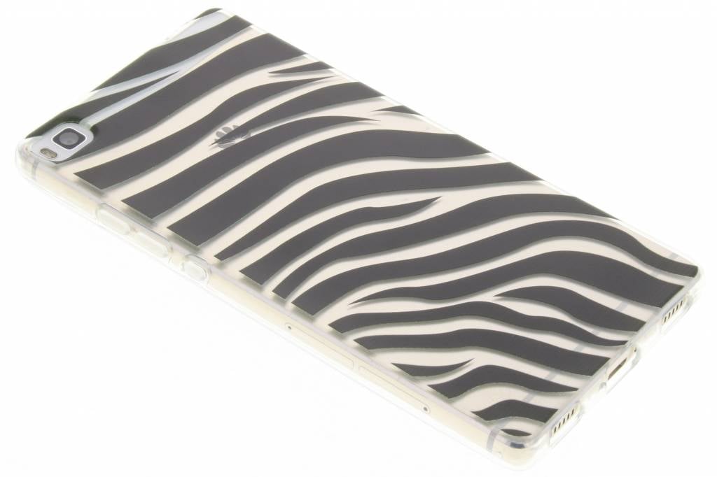 Image of Dierenprint design Zebra TPU hoesje voor de Huawei P8