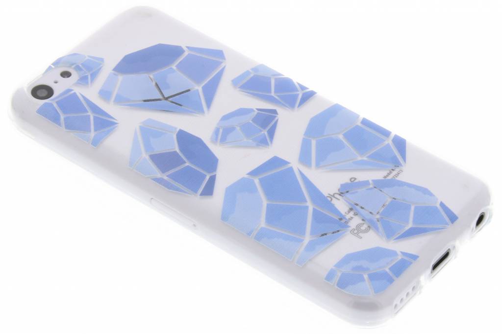 Image of Blue diamonds design TPU hoesje voor de iPhone 5c