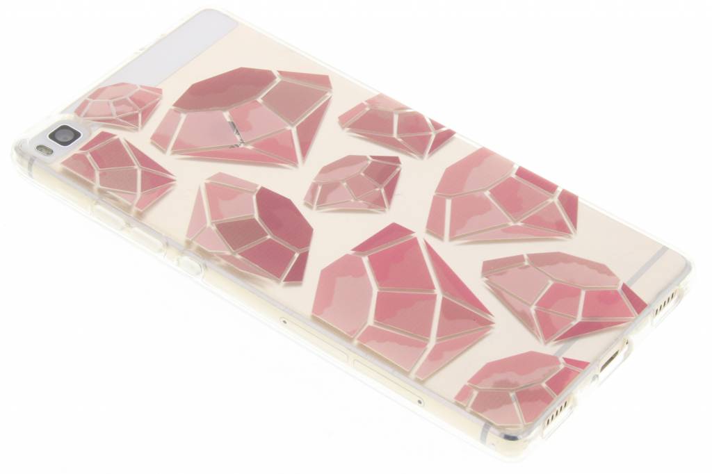 Image of Pink diamonds design TPU hoesje voor de Huawei P8