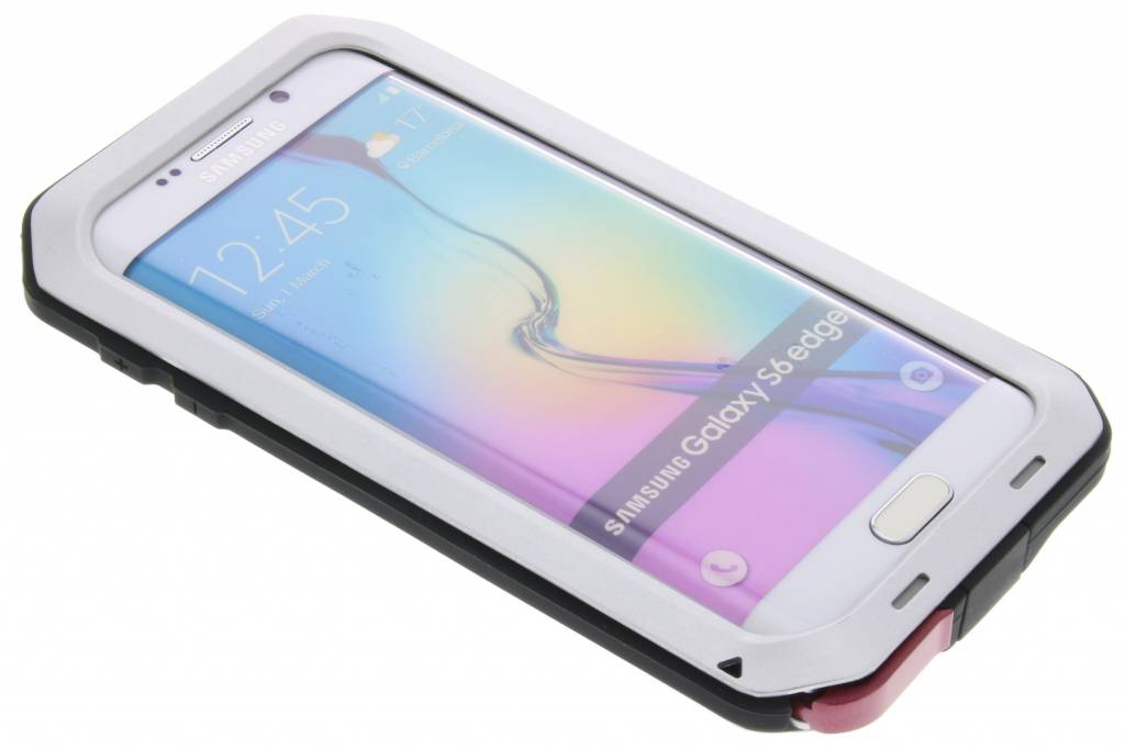 Image of Zilveren Giant Extreme Protect Case voor de Samsung Galaxy S6 Edge