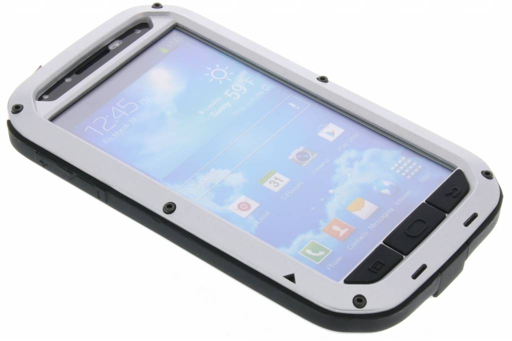 Image of Zilveren Giant Extreme Protect Case voor de Samsung Galaxy S4