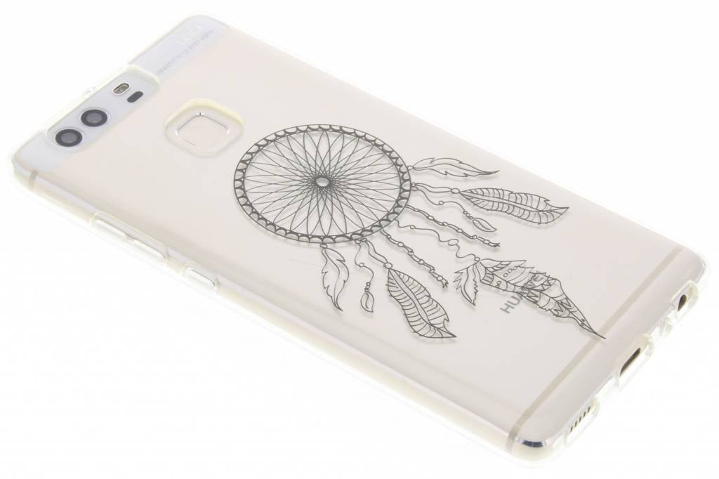 Image of Zwart dromenvanger design TPU hoesje voor de Huawei P9