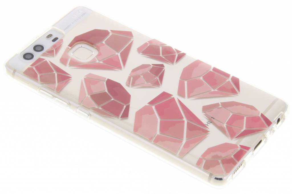 Image of Pink diamonds design TPU hoesje voor de Huawei P9