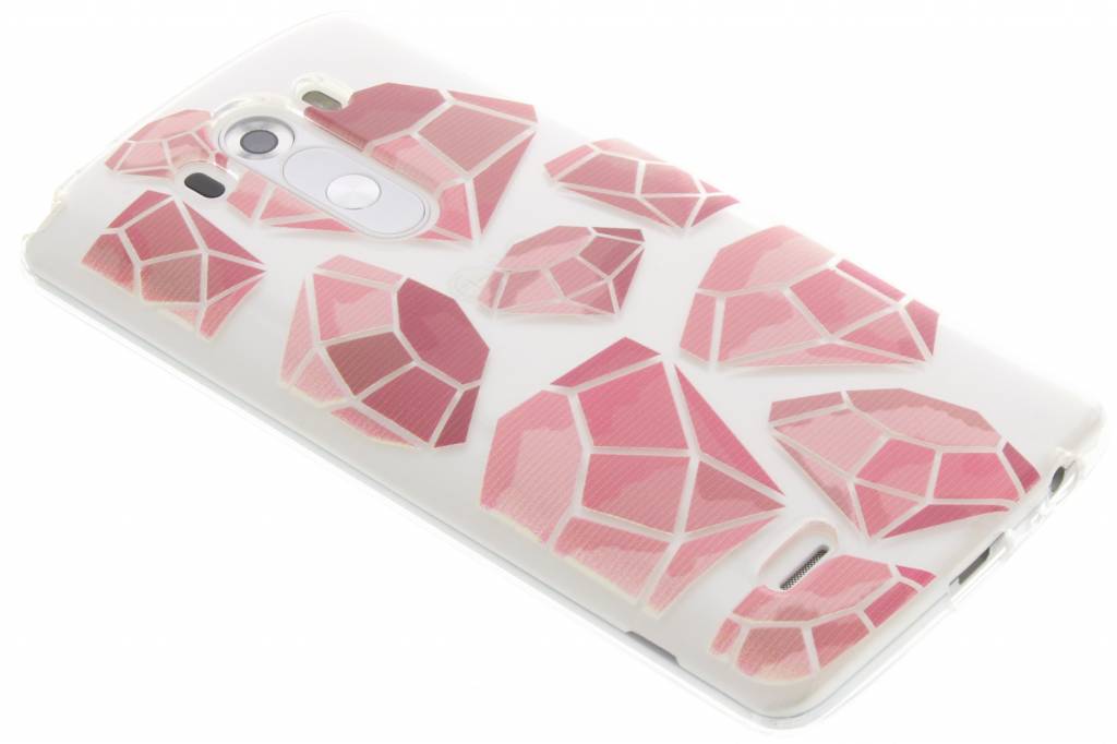 Image of Pink diamonds design TPU hoesje voor de LG G3