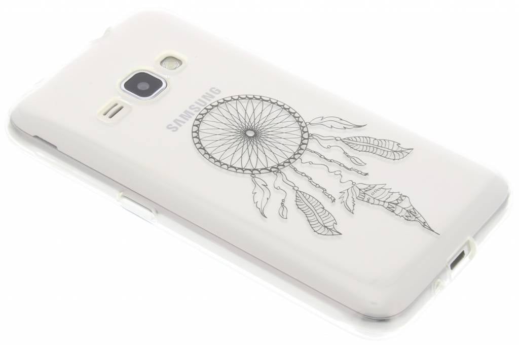 Image of Zwart dromenvanger design TPU hoesje voor de Samsung Galaxy J1 (2016)