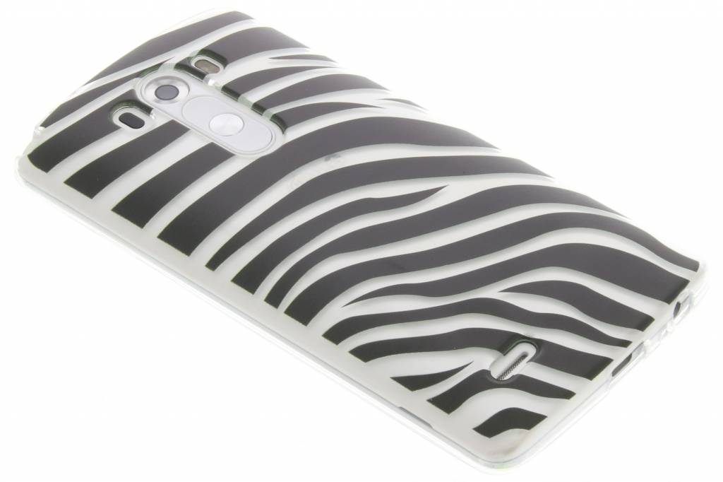 Image of Dierenprint design Zebra TPU hoesje voor de LG G3