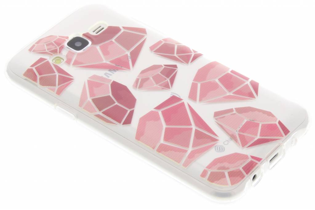 Image of Pink diamonds design TPU hoesje voor de Samsung Galaxy J5