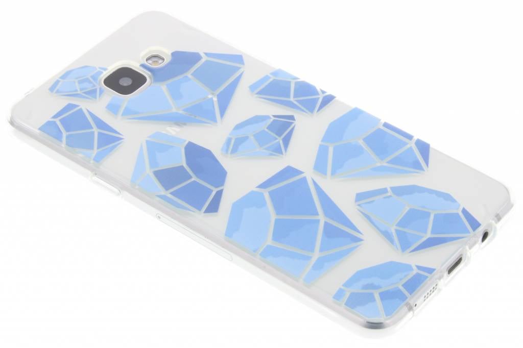 Image of Blue diamonds design TPU hoesje voor de Samsung Galaxy A5 (2016)