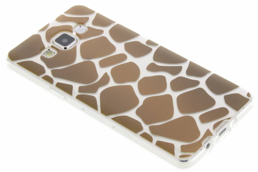 Image of Bruin dierenprint design Giraffe TPU hoesje voor de Samsung Galaxy A5