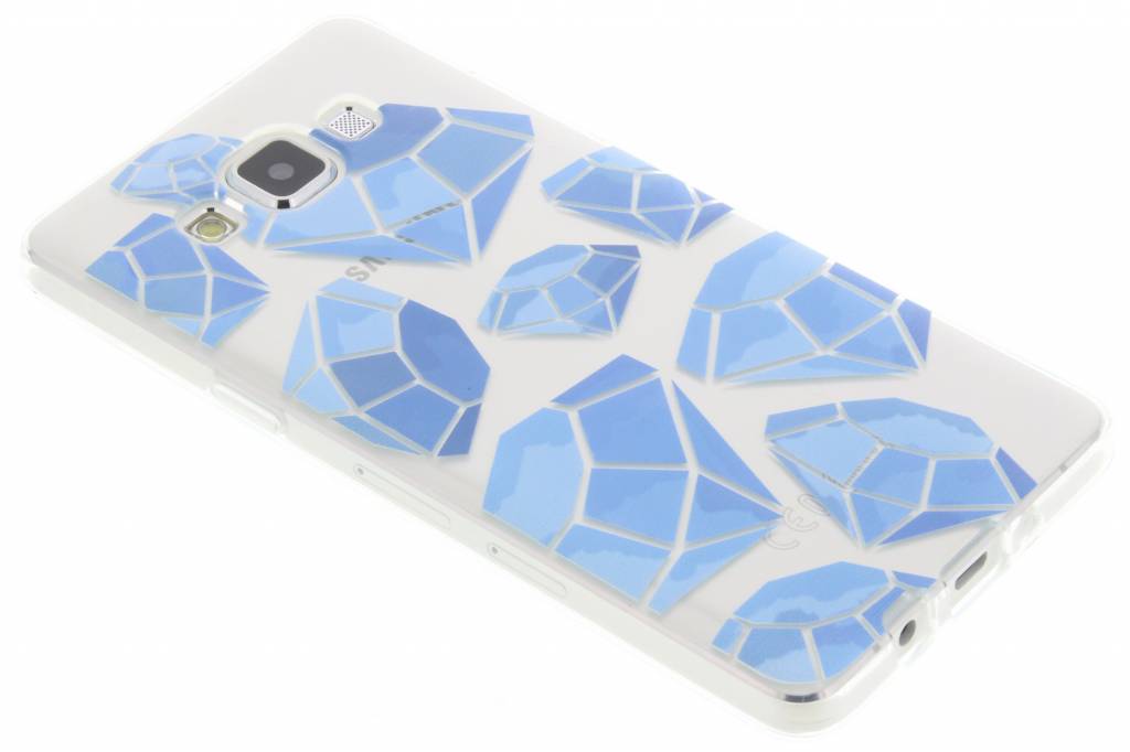 Image of Blue diamonds design TPU hoesje voor de Samsung Galaxy A5