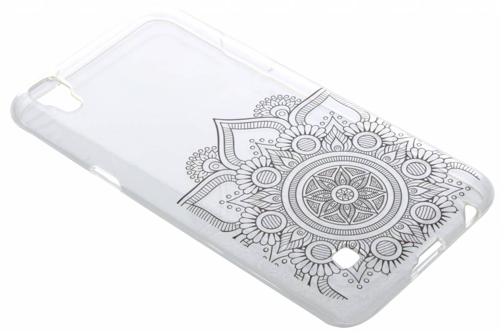 Image of Zwart mandala design TPU hoesje voor de LG X Power