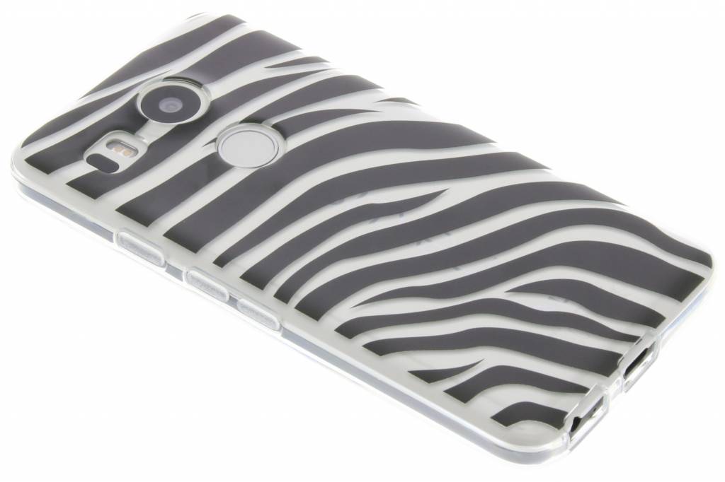 Image of Dierenprint design Zebra TPU hoesje voor de LG Nexus 5X