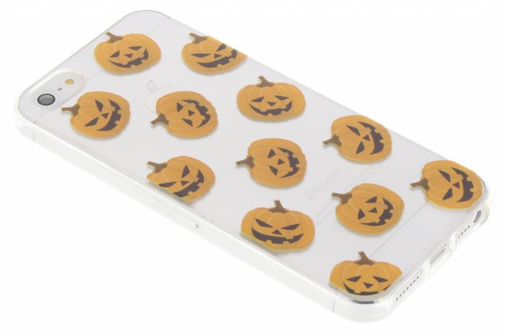 Image of Halloween design pompoentjes TPU hoesje voor de iPhone 5 / 5s / SE