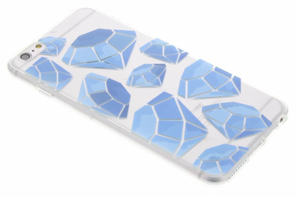 Image of Blue diamonds design TPU hoesje voor de iPhone 6(s) Plus