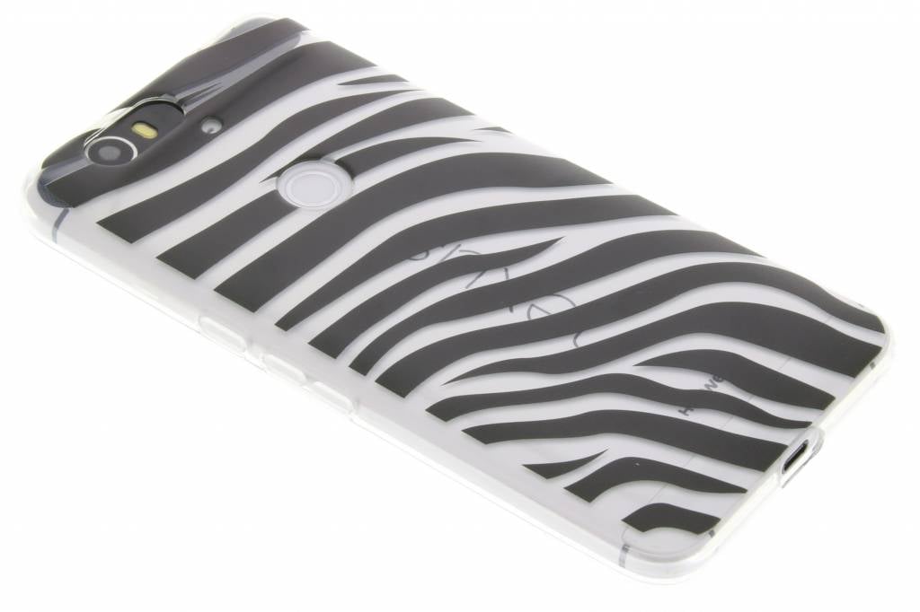 Image of Dierenprint design Zebra TPU hoesje voor de Huawei Nexus 6P