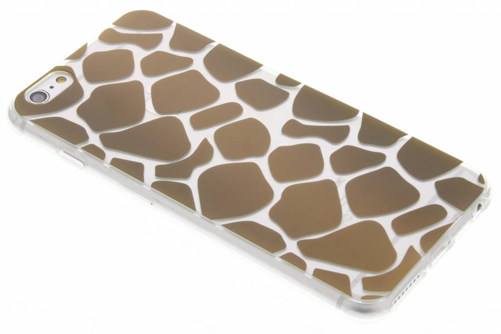 Image of Bruin dierenprint design Giraffe TPU hoesje voor de iPhone 6(s) Plus