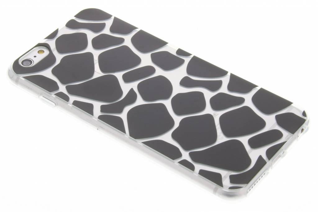 Image of Zwart dierenprint design Giraffe TPU hoesje voor de iPhone 6(s) Plus