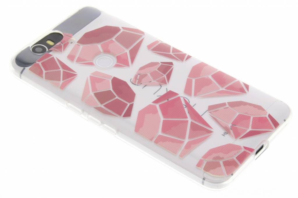 Image of Pink diamonds design TPU hoesje voor de Huawei Nexus 6P