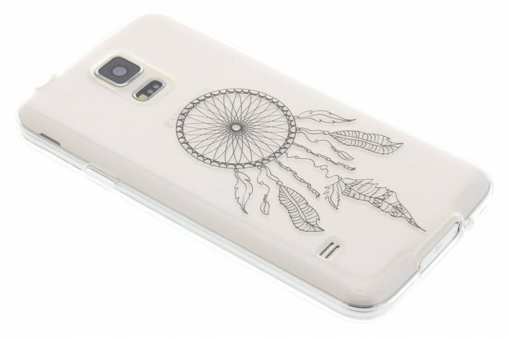 Image of Zwart dromenvanger design TPU hoesje voor de Samsung Galaxy S5 (Plus) / Neo