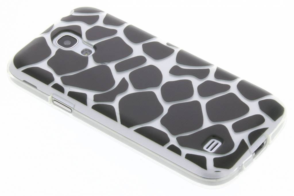 Image of Zwart dierenprint design Giraffe TPU hoesje voor de Samsung Galaxy S4 Mini