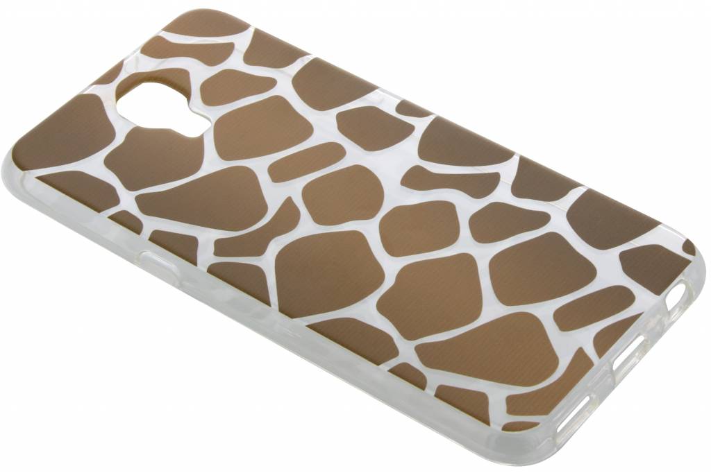 Image of Bruin dierenprint design Giraffe TPU hoesje voor de LG X Screen