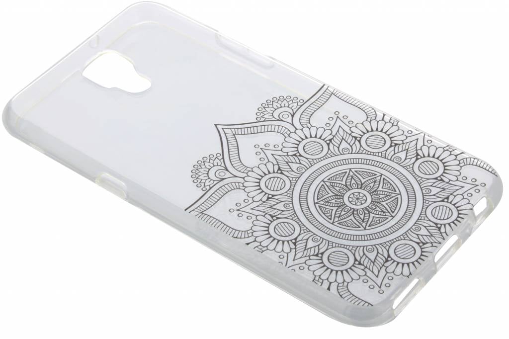 Image of Zwart mandala design TPU hoesje voor de LG X Screen