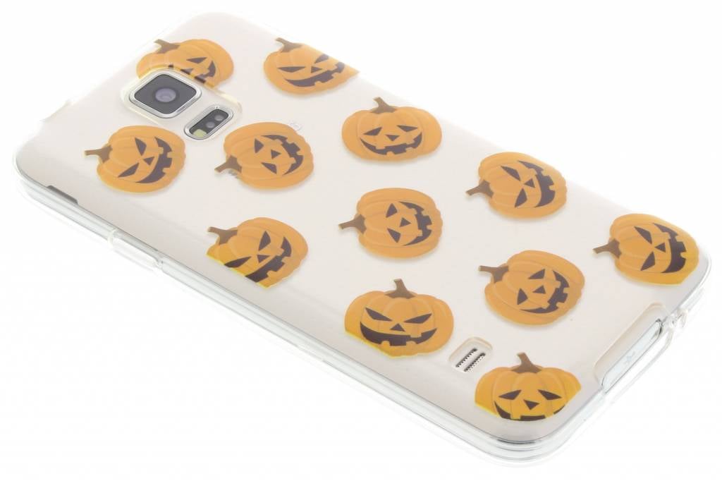 Image of Halloween design pompoentjes TPU hoesje voor de Samsung Galaxy S5 (Plus) / Neo