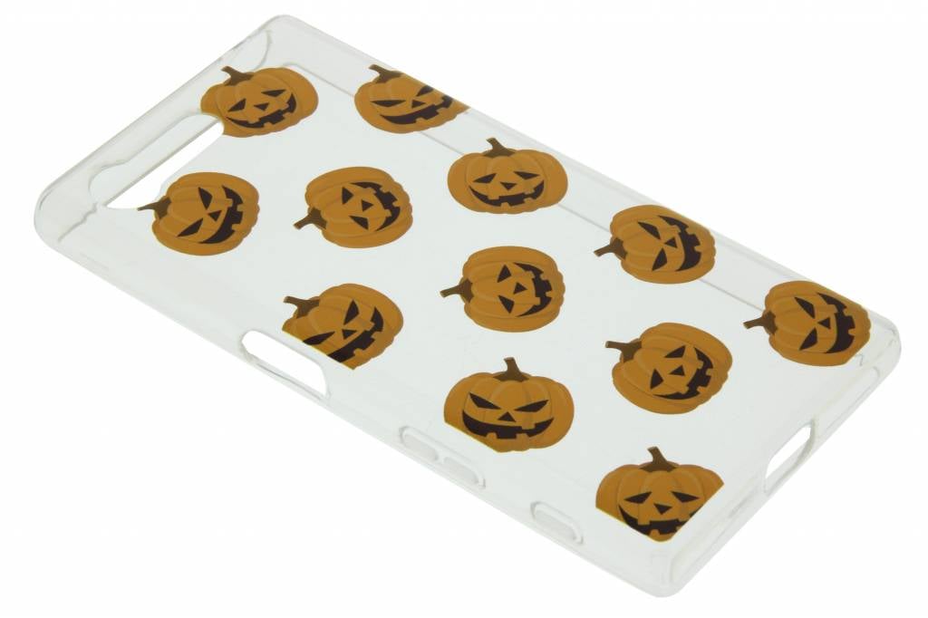 Image of Halloween design pompoentjes TPU hoesje voor de Sony Xperia X Compact