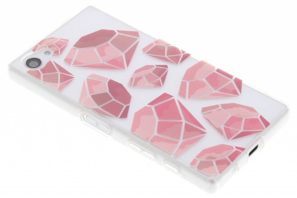 Image of Pink diamonds design TPU hoesje voor de Sony Xperia Z5 Compact