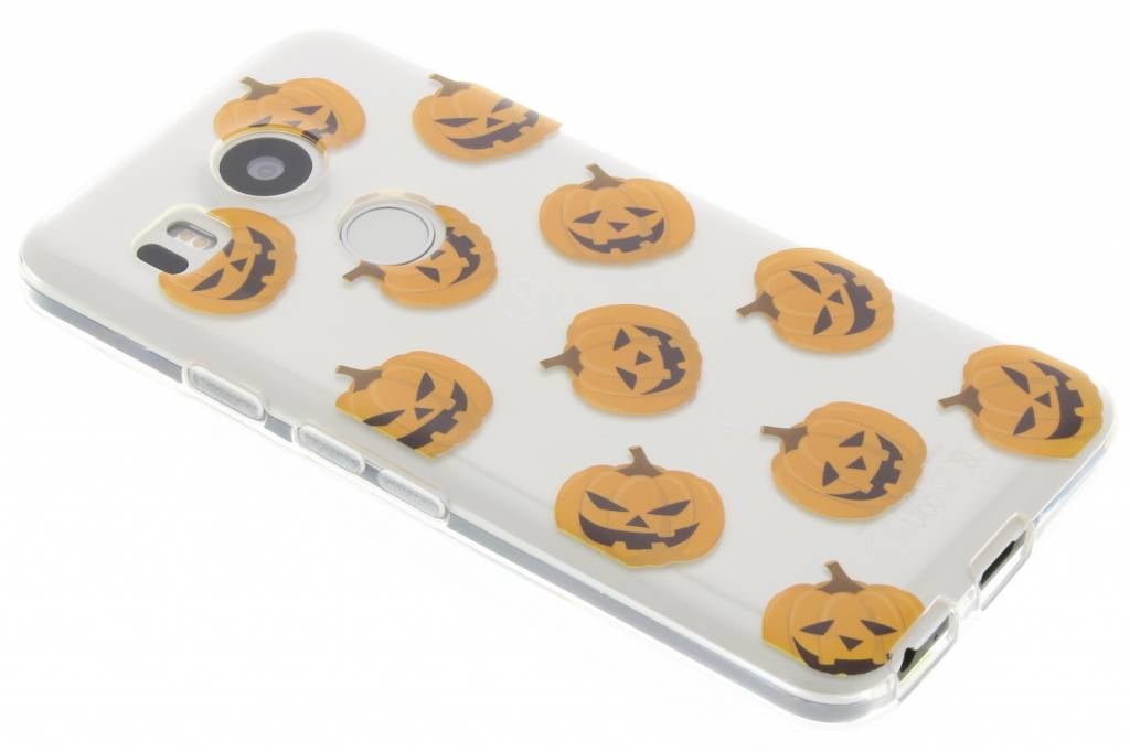 Image of Halloween design pompoentjes TPU hoesje voor de LG Nexus 5X