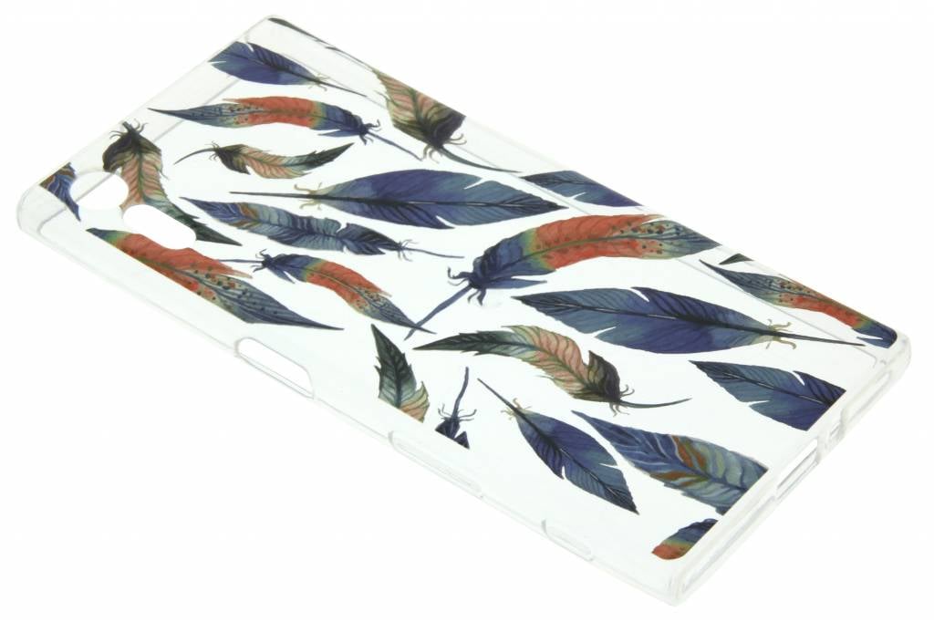 Image of Ibiza feather case voor de Sony Xperia XZ