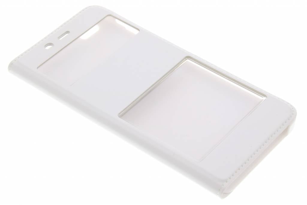 Image of Witte luxe slim booktype hoes met venster voor de Xiaomi Mi 5