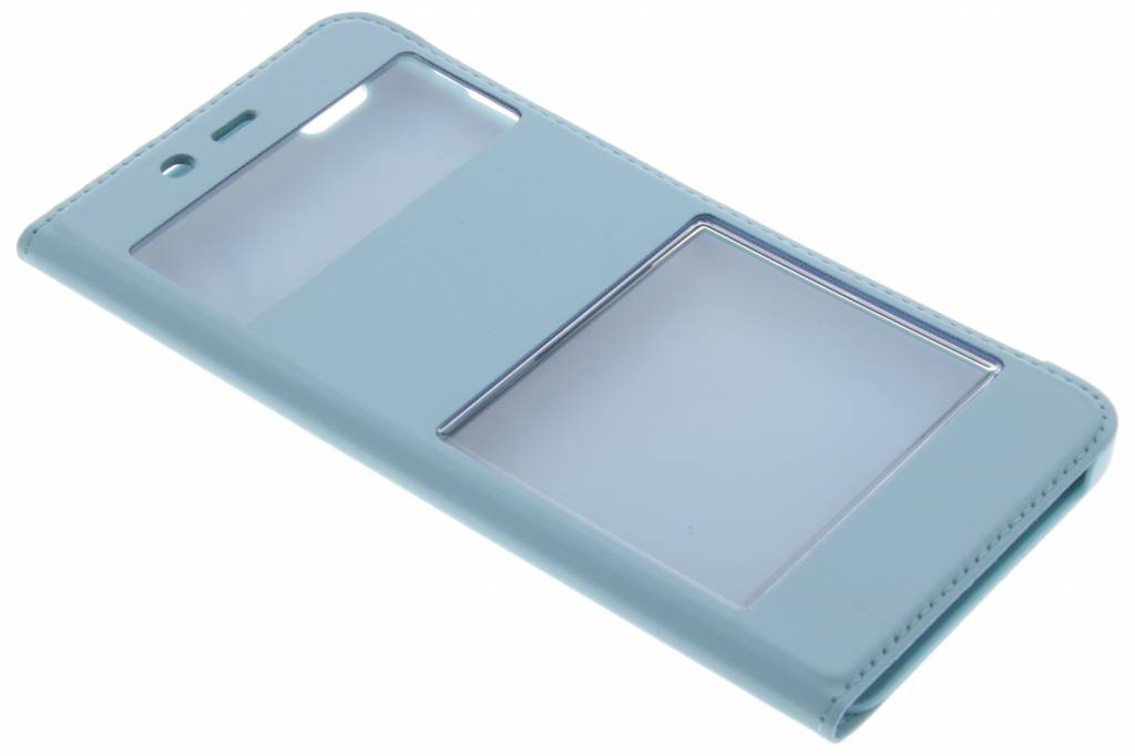 Image of Blauwe luxe slim booktype hoes met venster voor de Xiaomi Mi 5