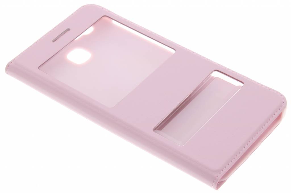 Image of Roze luxe slim booktype hoes met venster voor de Huawei GR3 / P8 Lite Smart