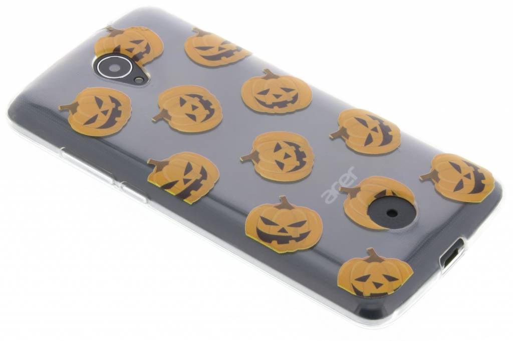 Image of Halloween design pompoentjes TPU hoesje voor de Acer Liquid Zest (4G)