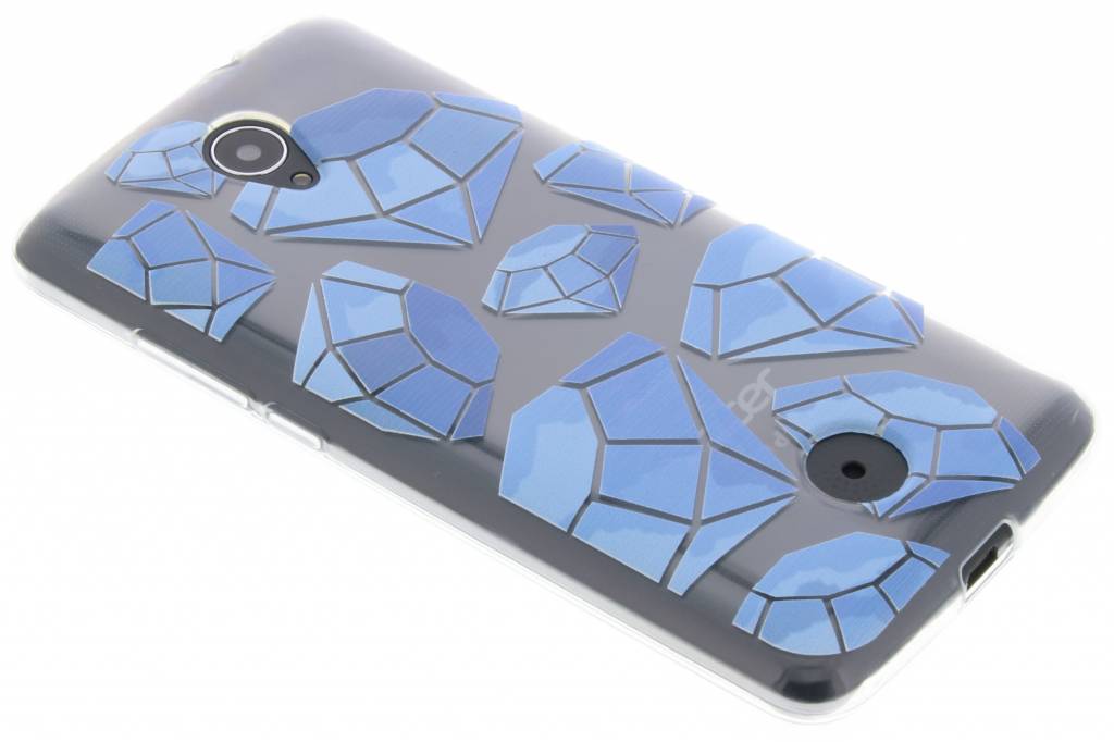 Image of Blue diamonds design TPU hoesje voor de Acer Liquid Zest (4G)