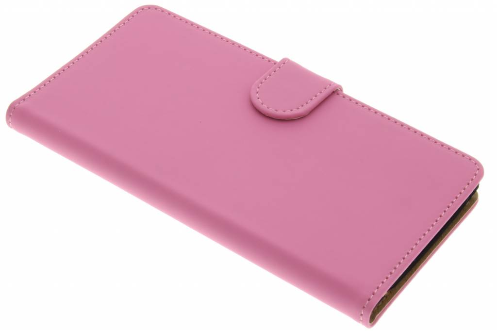 Image of Roze effen booktype hoes voor de LG Stylus 2 (Plus)